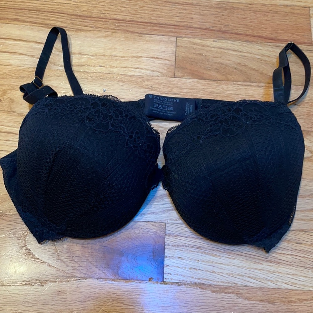 ThirdLove The Equalizer Lace Push-Up Underwire Bra 36B